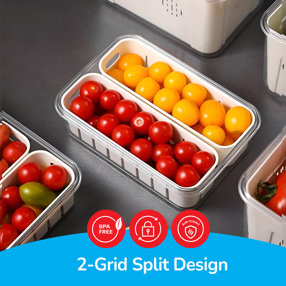 Prime Pick 2 Devider Strainer Organizers