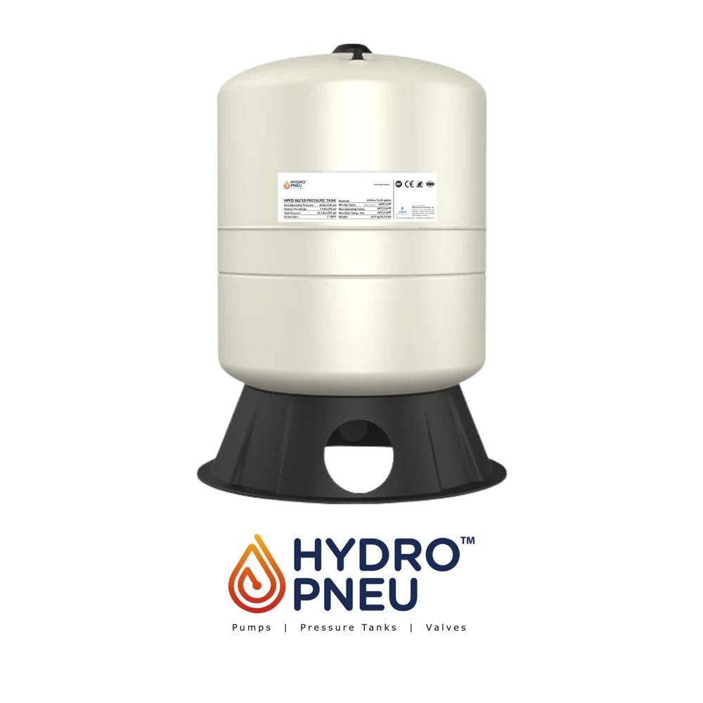 60 Litres HydroPneu Fixed Diaphragm MS Pressure Tanks