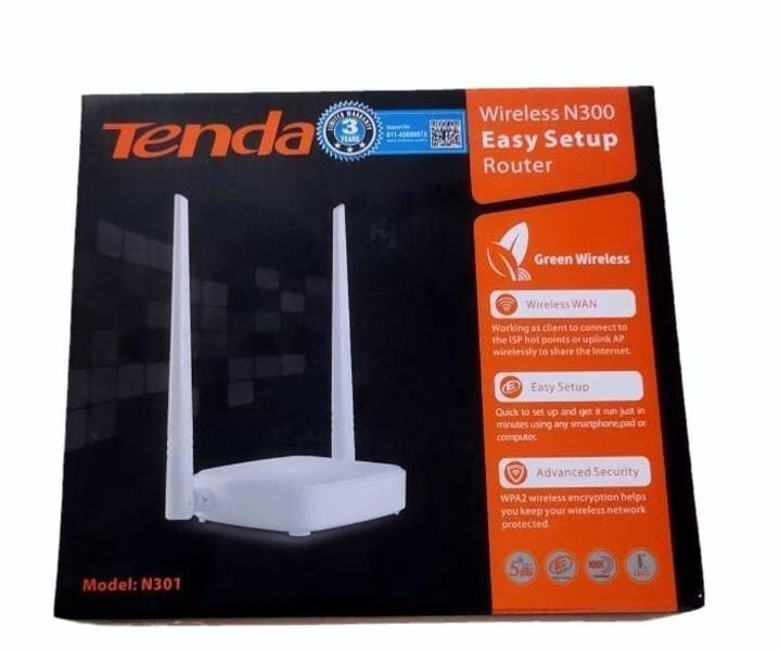 Tenda N301 Wireless N300 Easy Setup Router