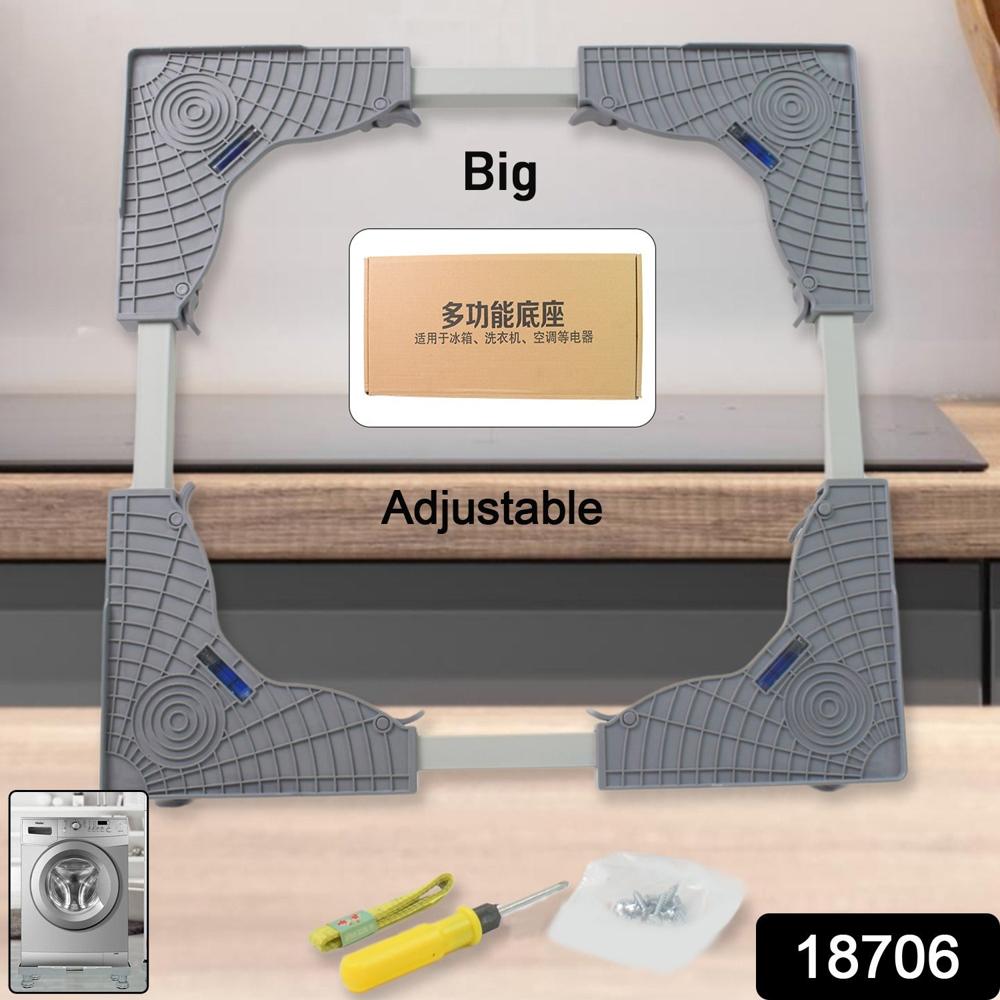 Adjustable Washing Machine Stand (1 Pc / 6767 Cm Long Adjust)