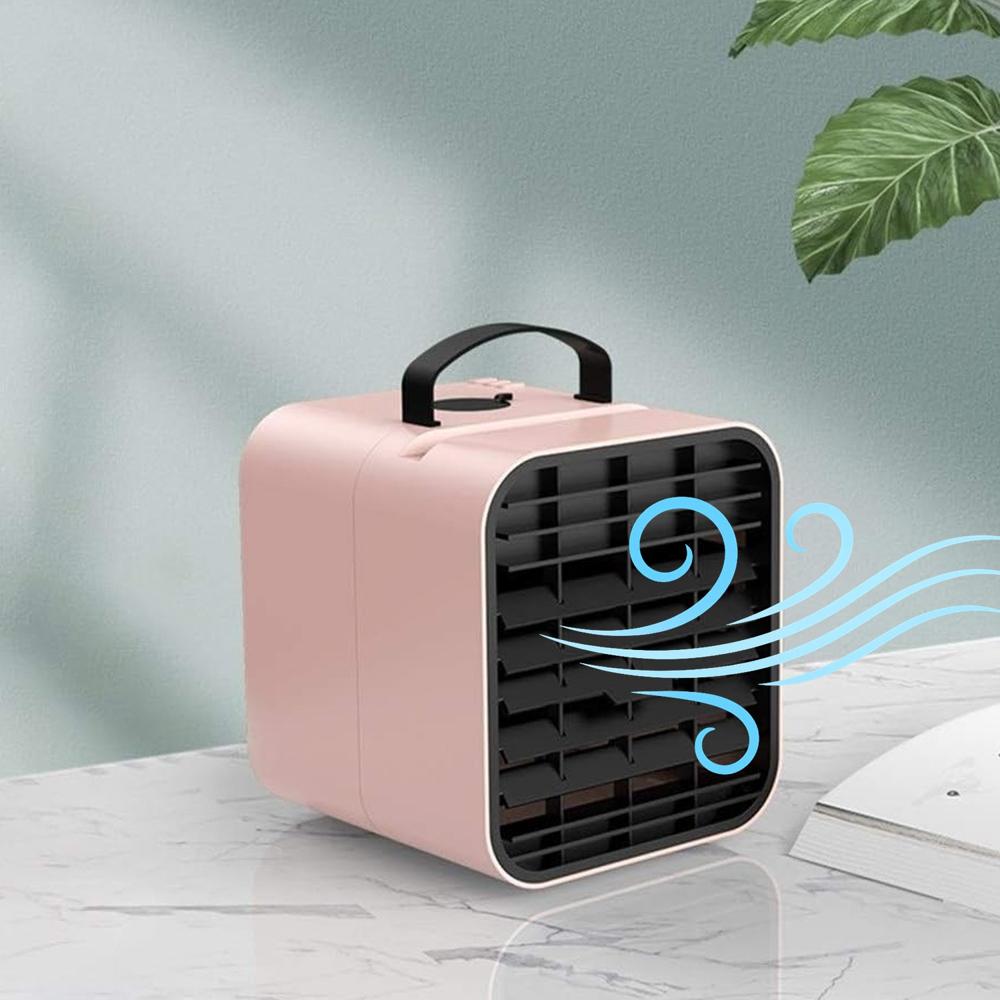 Portable Mini Air Cooler Fan With Water Cooling Function (1 Pc) - Color: Mix