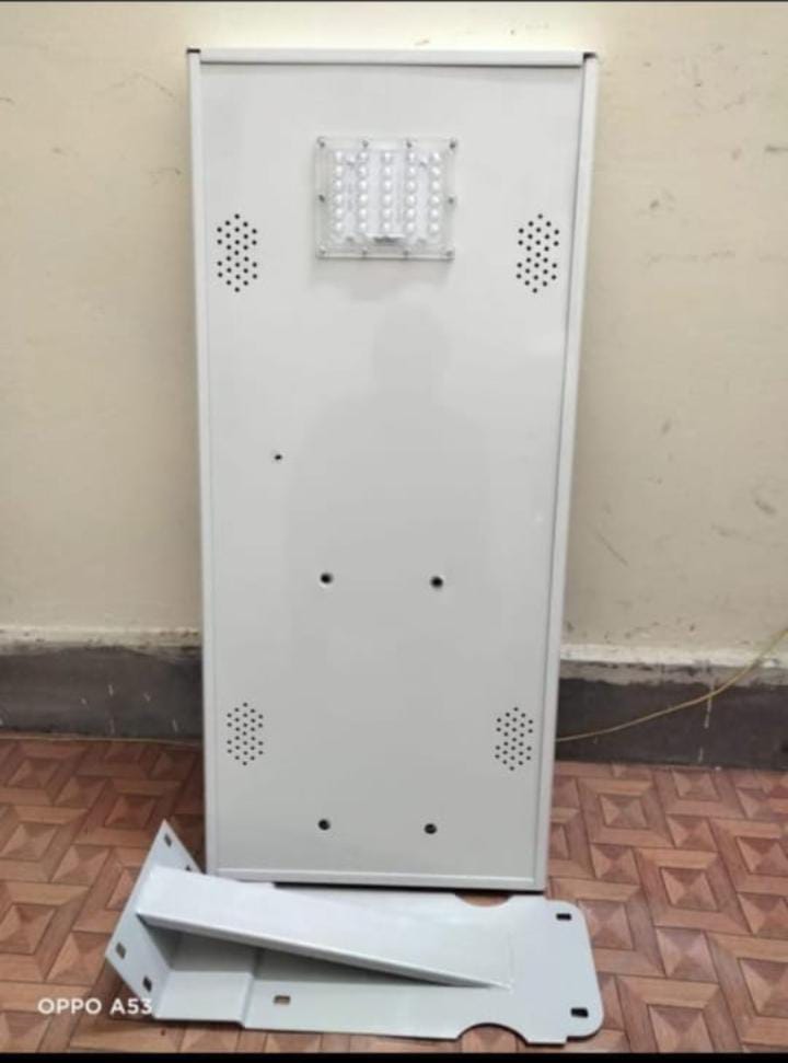 All In One Solar Street Light - Color: Grey
