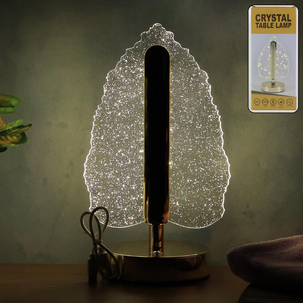 Led Crystal Table Lamp With Usb Power - Application: Home