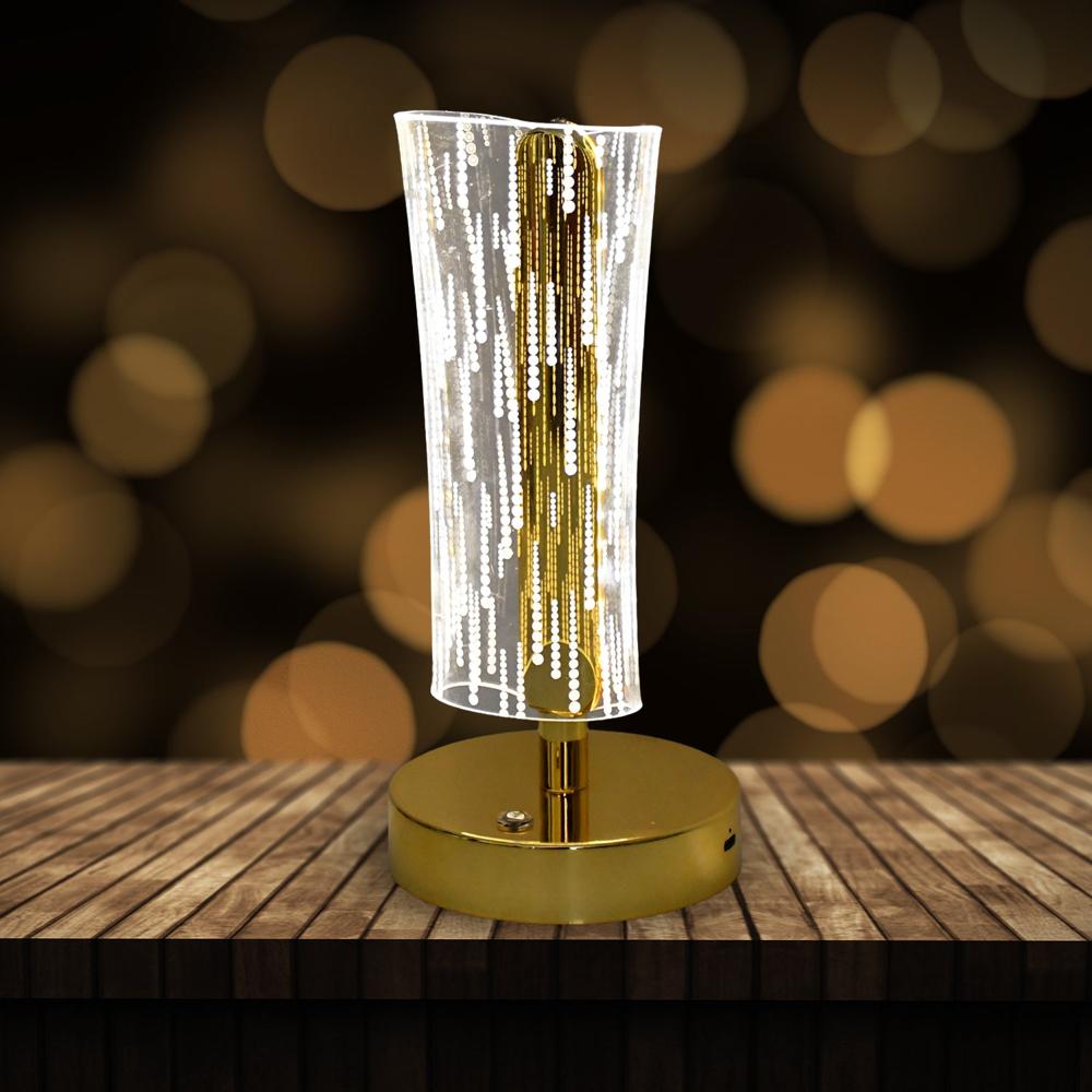 Luxury Crystal Table Lamp (1 Pc) - Color: Mix