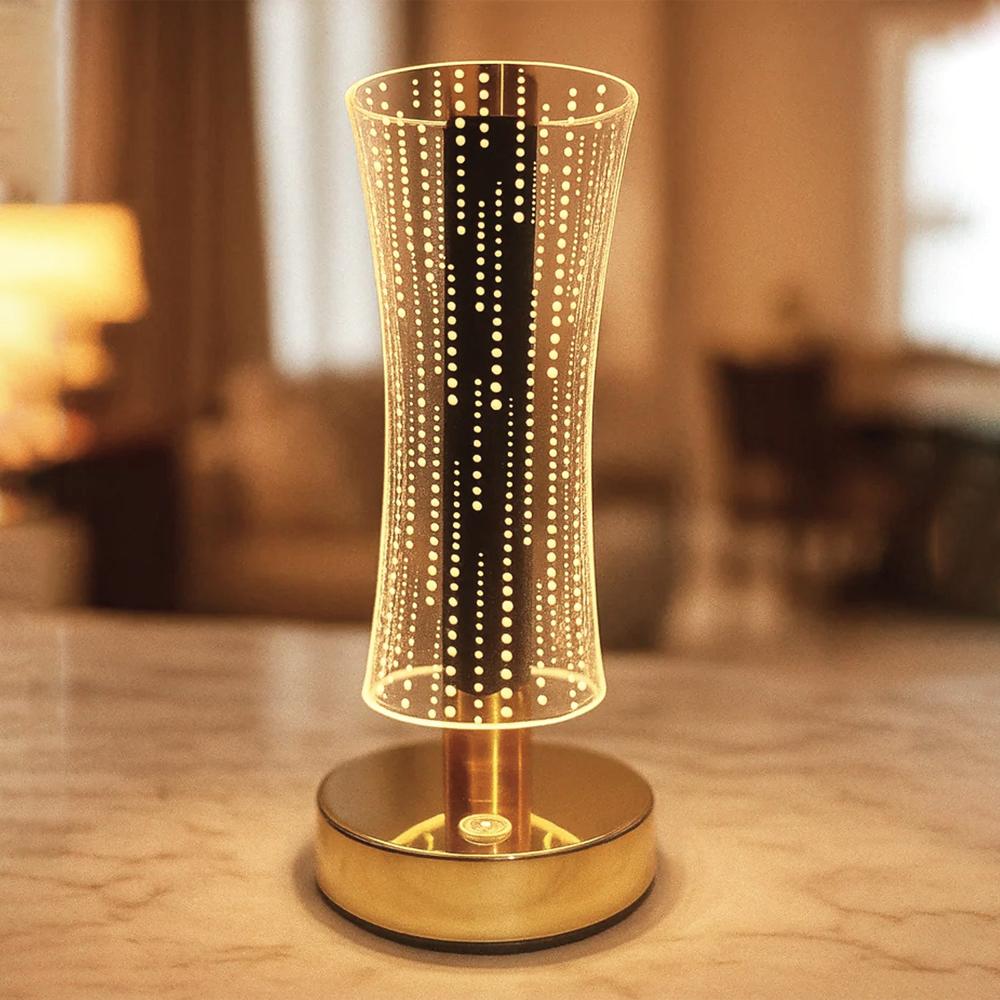 Luxury Crystal Table Lamp (1 Pc) - Color: Mix