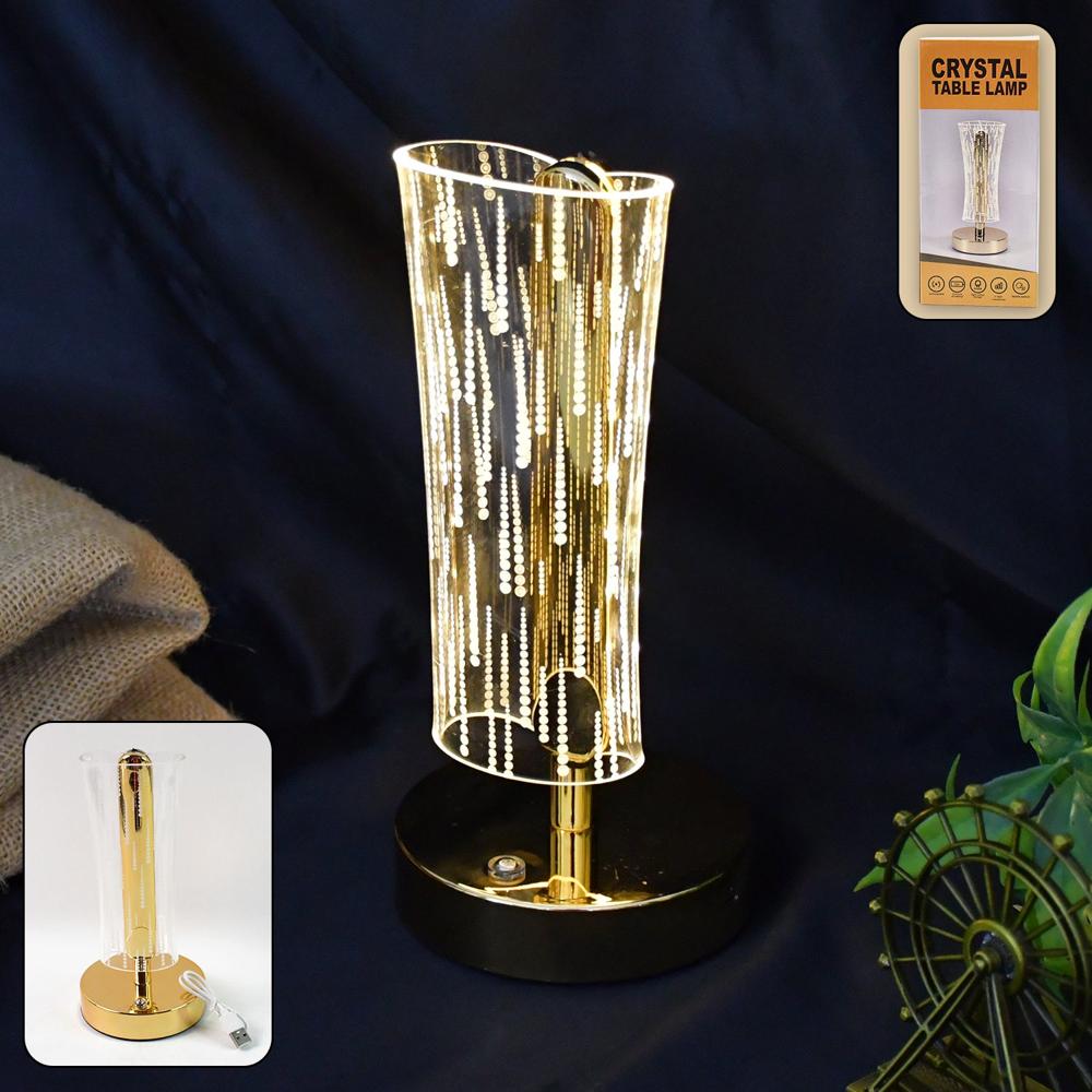 Luxury Crystal Table Lamp (1 Pc) - Color: Mix