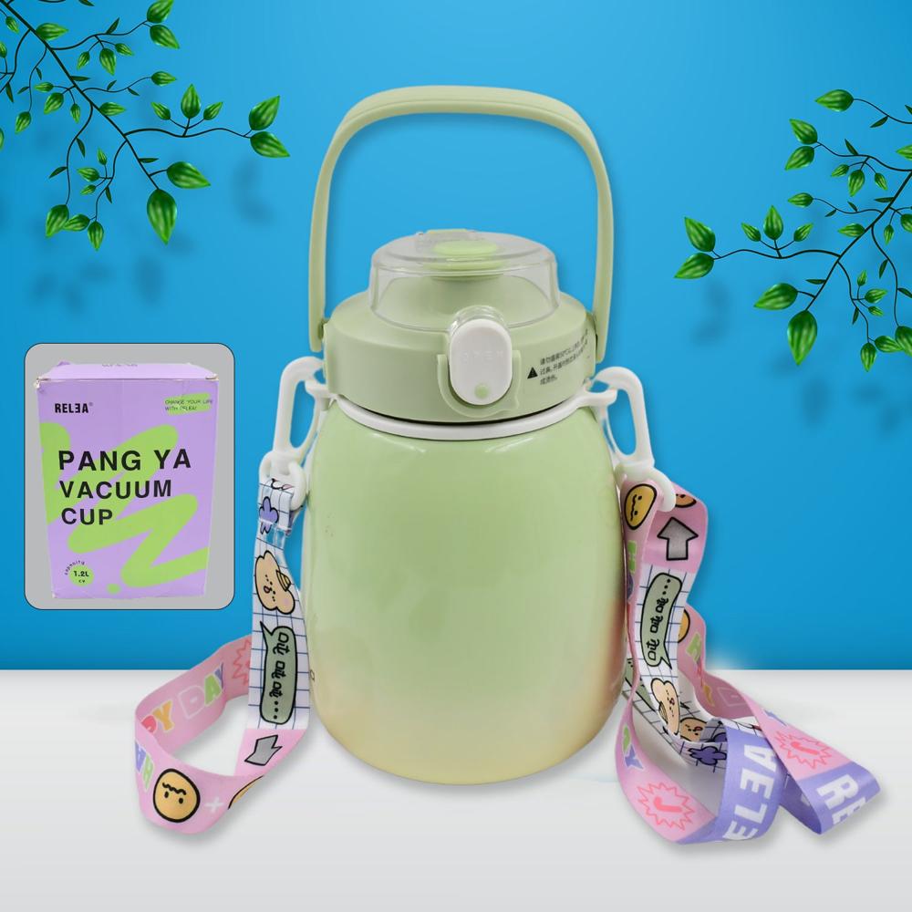 Stainless Steel Mug / Bottle Vacuum Insulated Cup With Handle (1200 Ml) - Application: Hot And Cold Beverage Storage