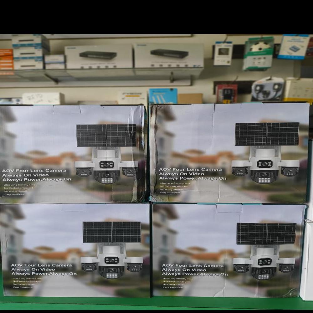 Solar Camera 4 Lens with siren