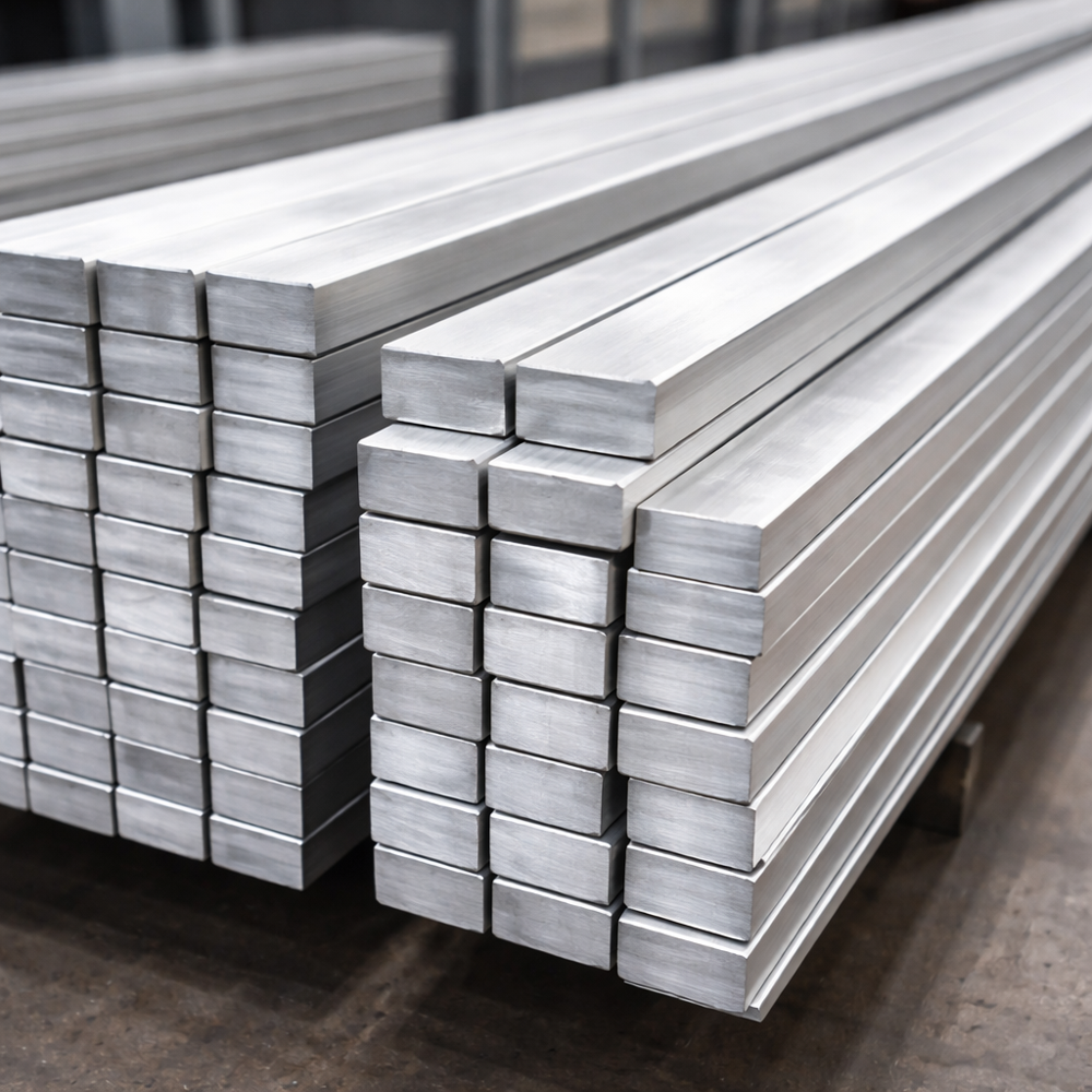 Industrial Aluminium Flat Busbar - Grade: Multiple Grades Available