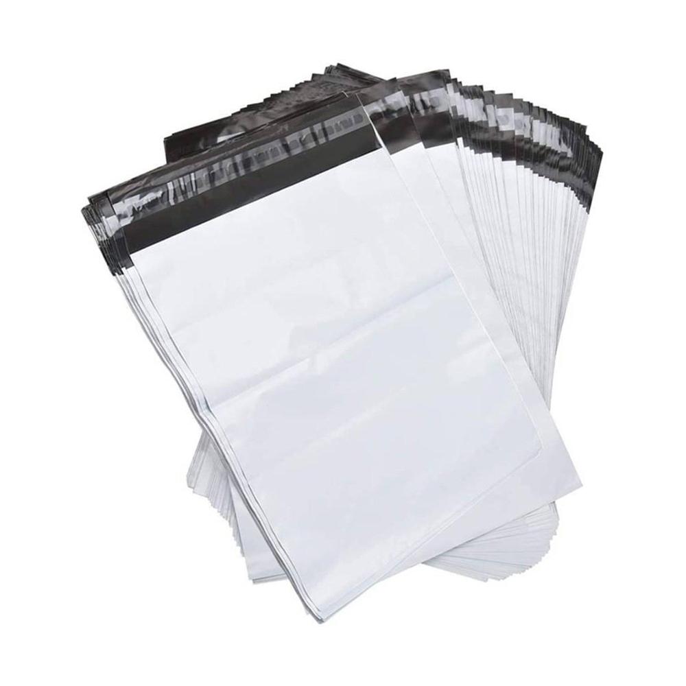 Tamper Proof Courier Bags(12X14 Plain 180 Pod M1) - 100 Pcs - Color: Mix