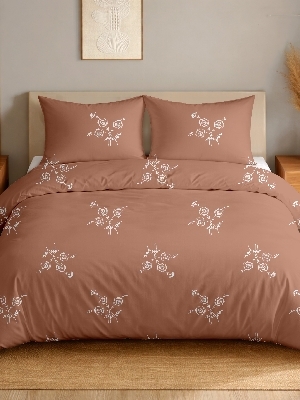 Glitter king size cotton bedsheet