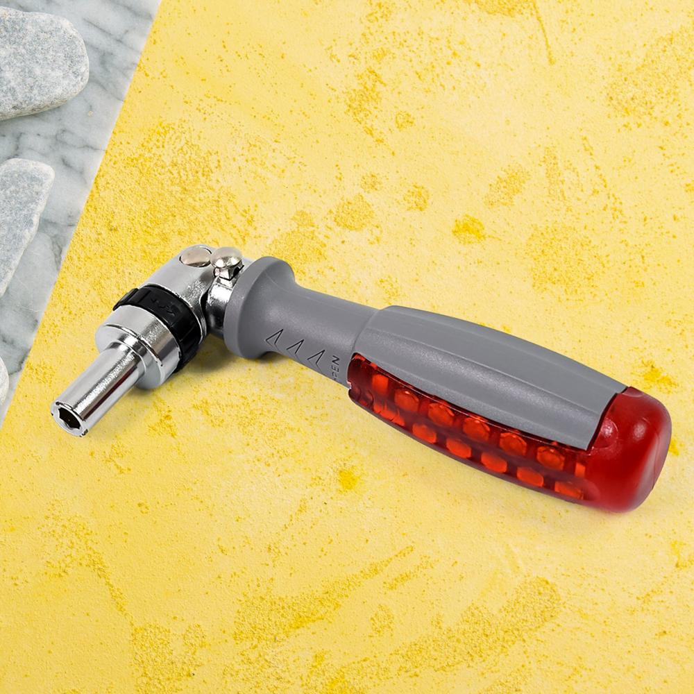 Multi Bits Ratchet Screwdriver Set, Adjustable Angle Two-Way Ratcheting (1 Set)