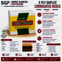 5 ply Duplex Corruagted Boxes