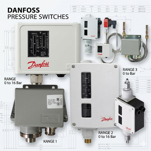 Danfoss Pressure Switches - Application: Industrial Automation