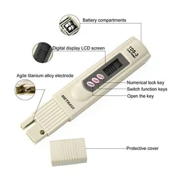 True Sense Digital TDS Meter Tester, TDS-3
