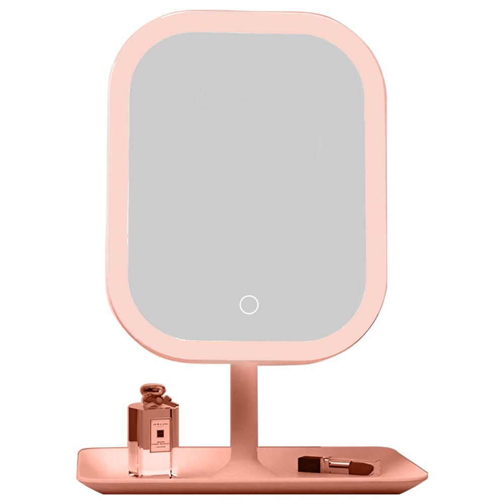Prime Pick Non-led Makeup Mirror  Pink