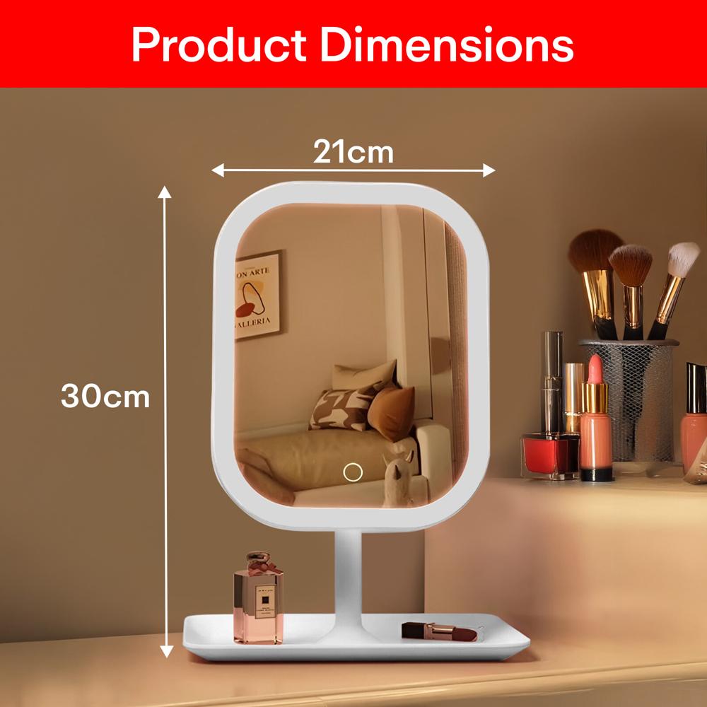 Prime Pick Non-LED Makeup Mirror White
