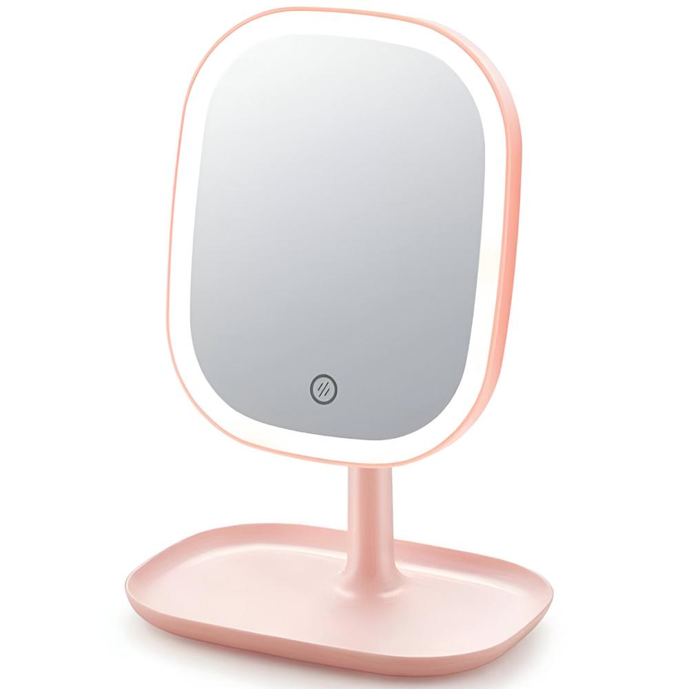 Prime Pick LED Makeup Mirror  Pink