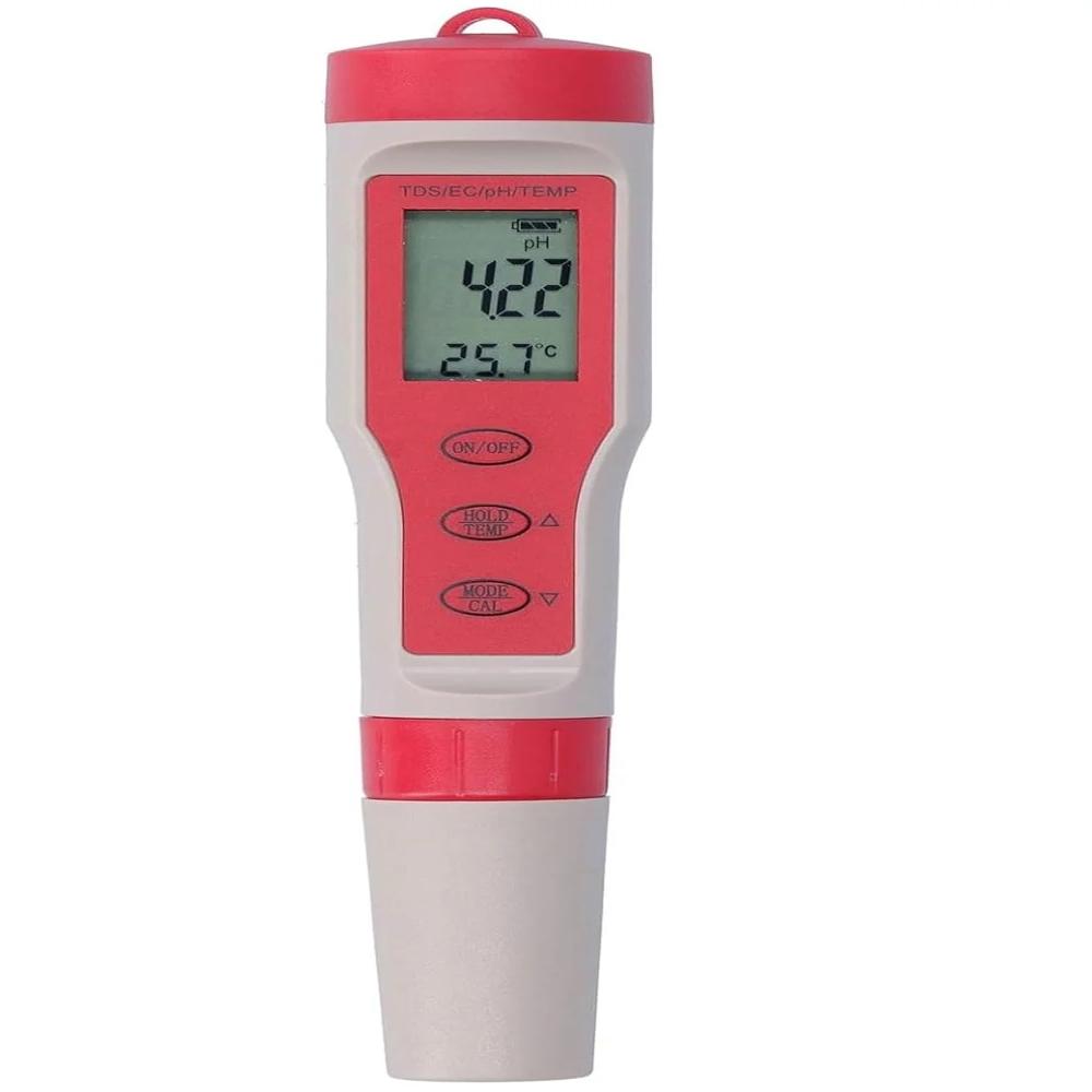 True Sense Water Tester Pen Water Quality Detector PH/TDS/EC/TEMP, 4 In 1