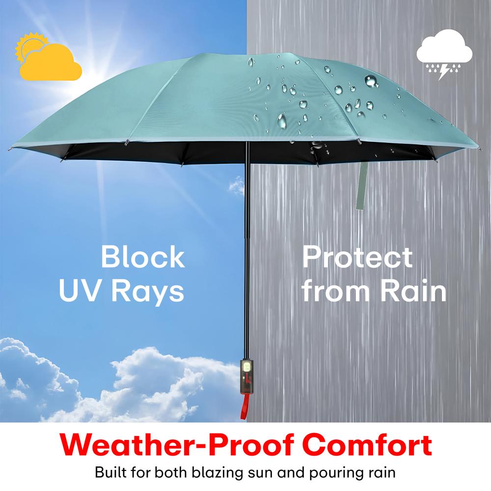 Prime Pick Natural Light Umbrella Light Green