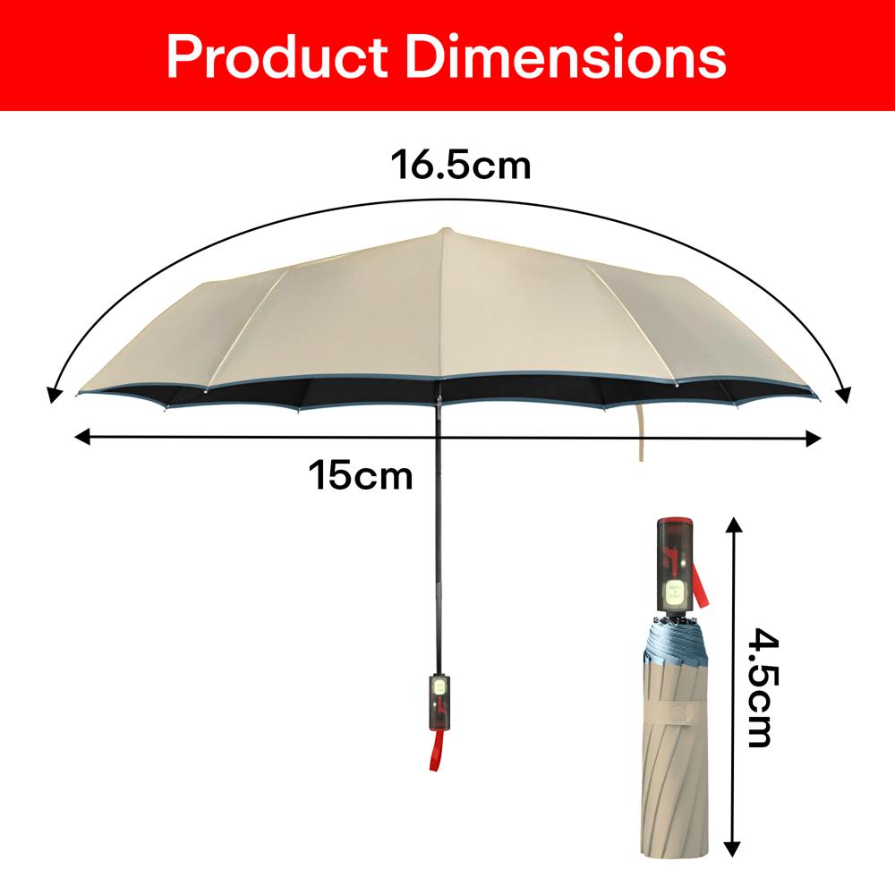Prime Pick Natural Light Umbrella  Beige