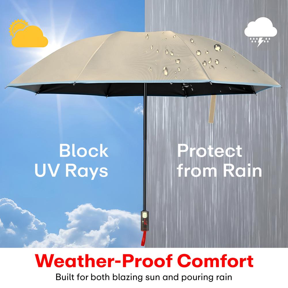 Prime Pick Natural Light Umbrella  Beige