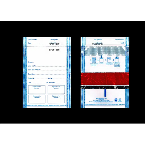 Gold Loan Envelope - ALL PURPOSE SMALL GLE (4 X 5) (ENGLISH) (ONE AUDIT)