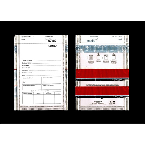Gold Loan Envelope - ALL PURPOSE MEDIUM GLE (5 X 7) (ENGLISH) (TWO AUDIT)