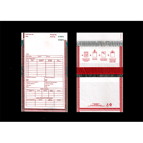 Gold Loan Envelope - ALL PURPOSE SSP GLE (6.5 X 10) (ENGLISH) (ONE AUDIT)