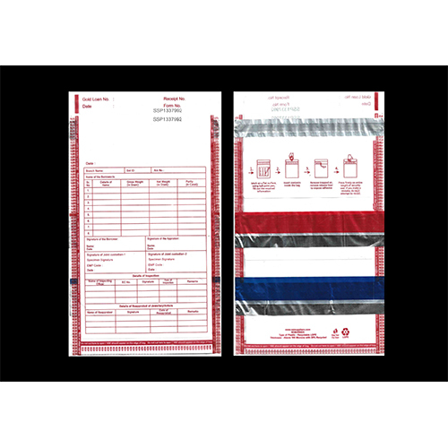 Gold Loan Envelope - ALL PURPOSE SSP GLE (6.5 X 10) (ENGLISH) (TWO AUDIT)