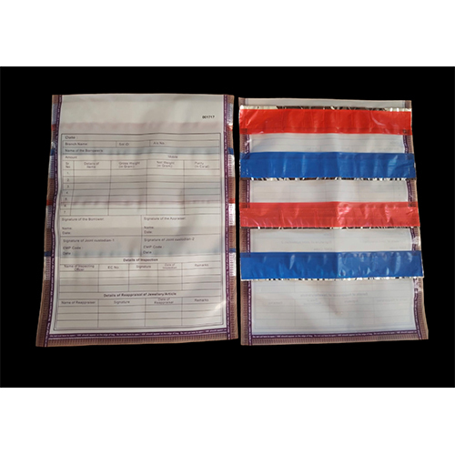 Gold Loan Envelope - ALL PURPOSE PURPLE GLE (9 X 13) (ENGLISH) (FOUR AUDIT)