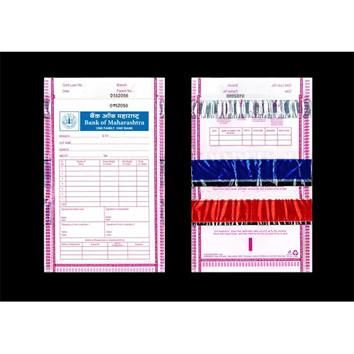 BANK OF MAHARASHTRA PINK (5.5 X 8) (TWO AUDIT)