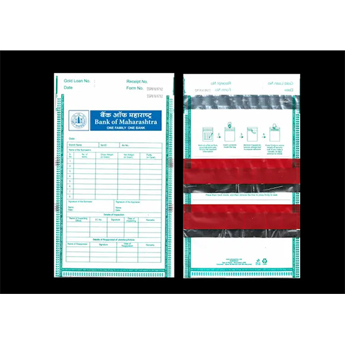 BANK OF MAHARASHTRA GREEN (6.5 X 10) (ENGLISH) (TWO AUDIT)