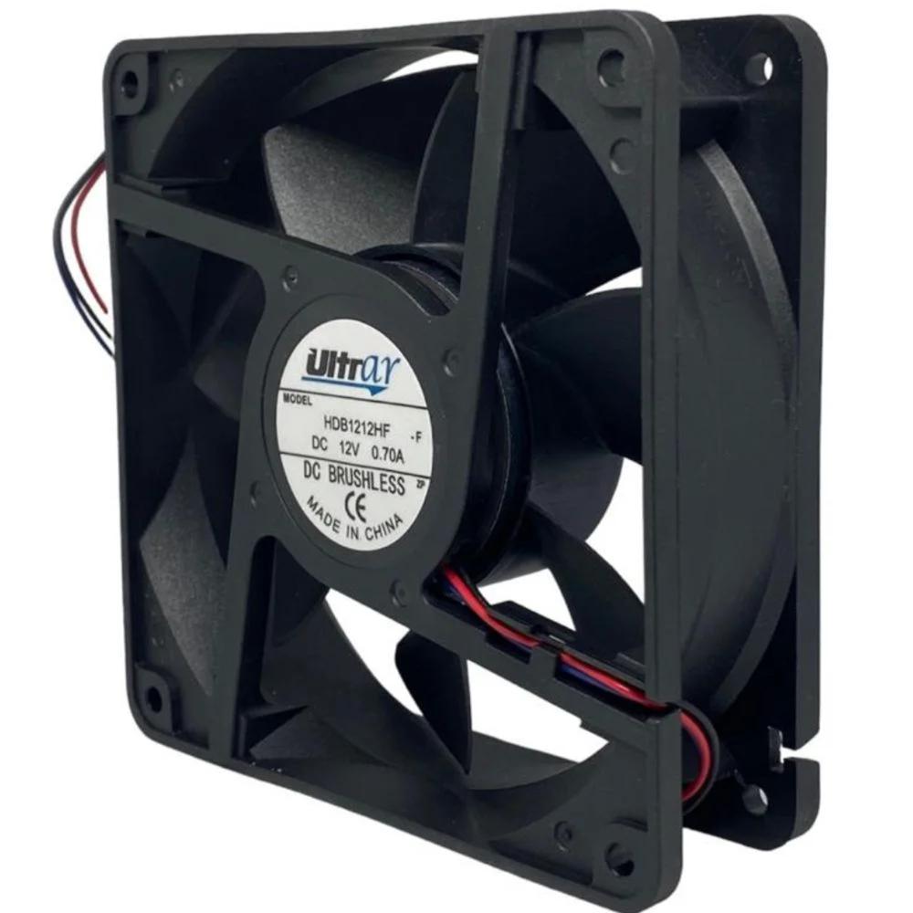 HXH HDB1212HF 12V DC 0.70A 12038mm Ball Bearing Industrial Inverter Axial Cooling Fan
