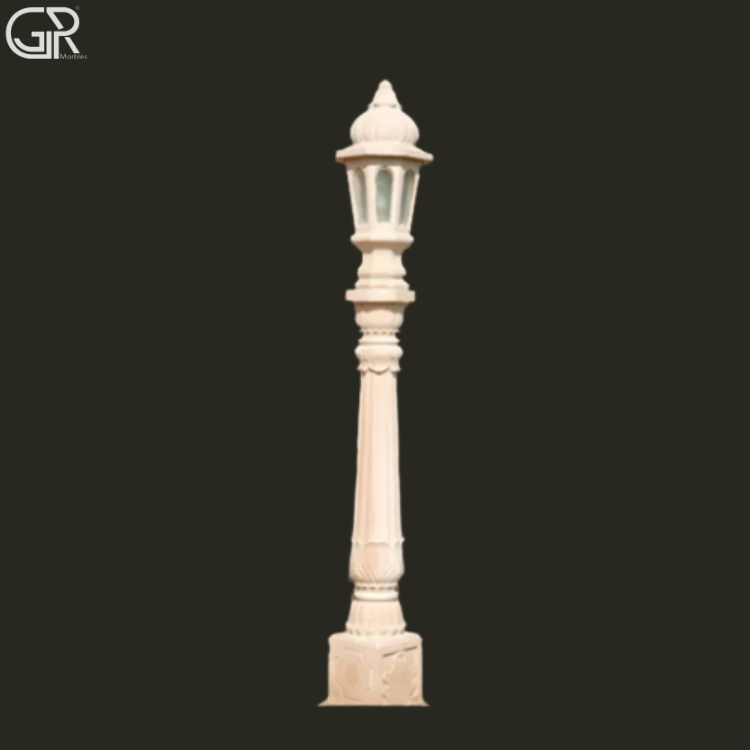 Sandstone Gate Lamp