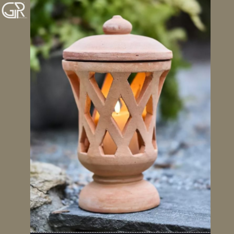 Sandstone Jali Lamp