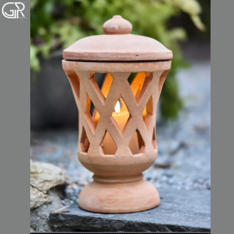 Sandstone Jali Lamp