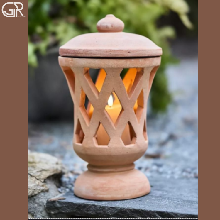 Sandstone Jali Lamp