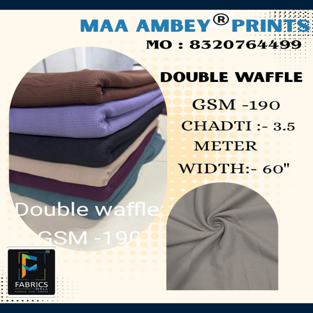 Double Waffle Fabric
