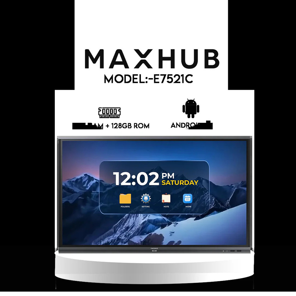 75 Inches Maxhub E2 Series Interactive Flat Panel, Model Name/number: E7520 - Advantage: Make Learning More Practical