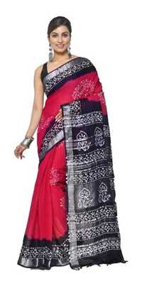 Linen Batik Saree