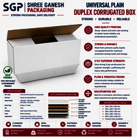 Universal Plain Duplex Corrugated Box