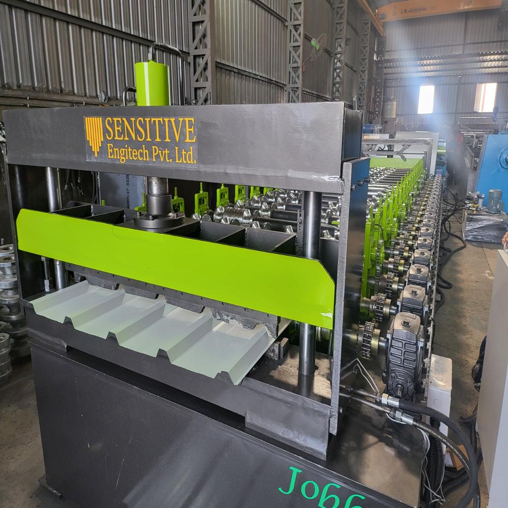 High Speed Roll Forming Machine - Mild Steel & Stainless Steel, 8800x1500x1600 Mm | Hydraulic Automatic Cutting, Plc Control, Gearbox/chain Drive