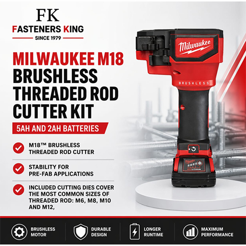 Milwaukee M18 Brushless Threaded Rod Cutter Kit