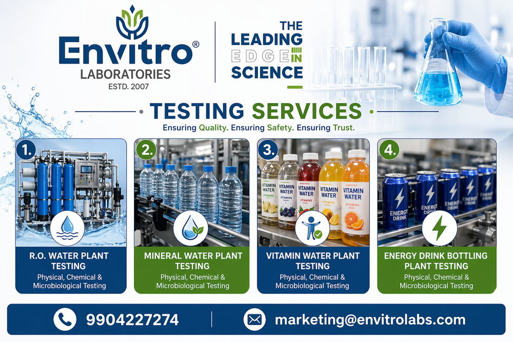 Water And Beverage Plant Testing Services