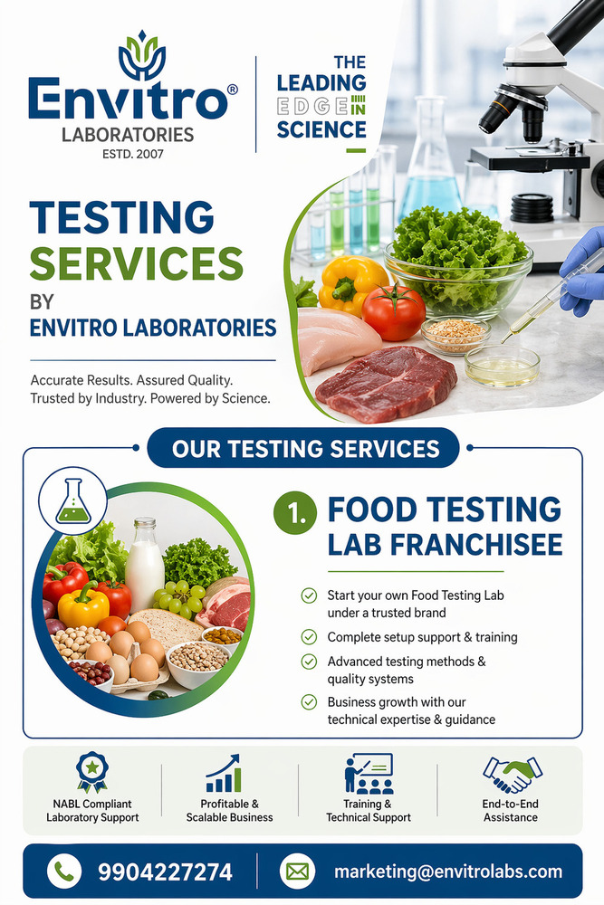 Food Testing Lab Franchiese