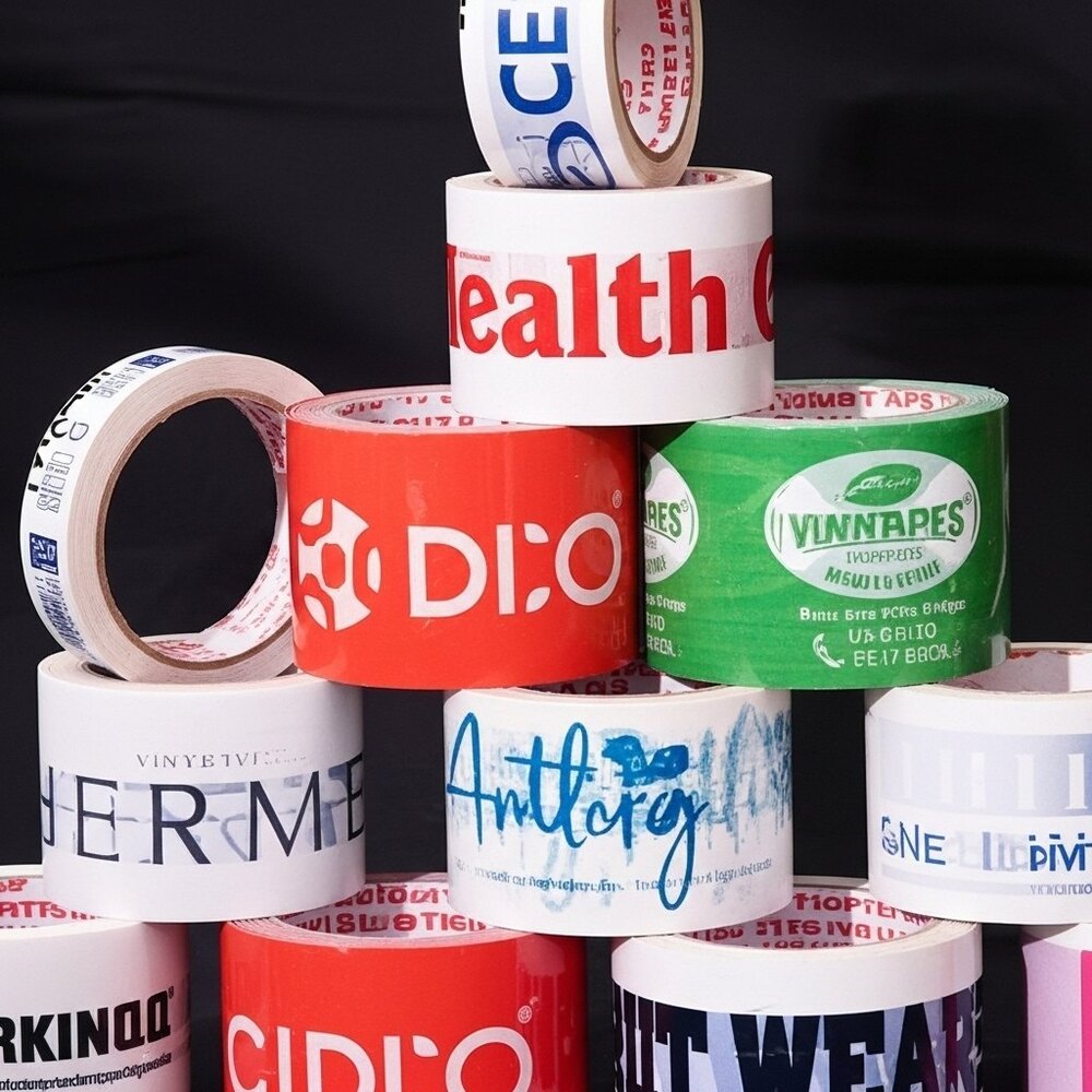 Custom Printed Tape - Coating Type: Coated