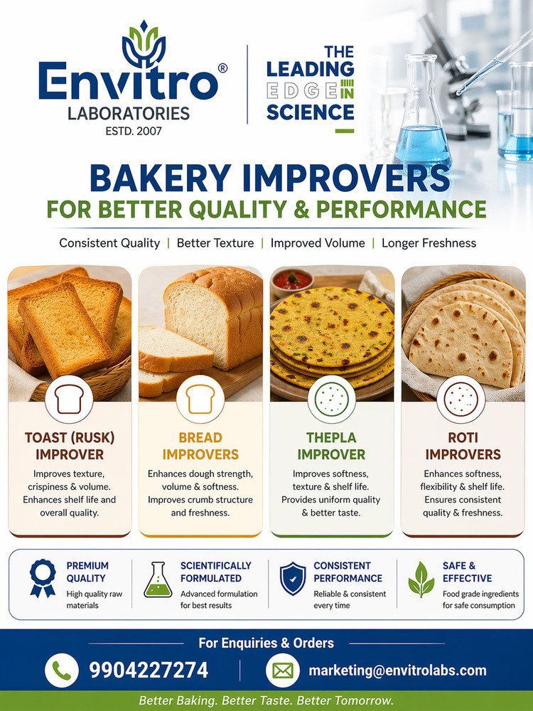Bakery Improvers Testing सेवाएं
