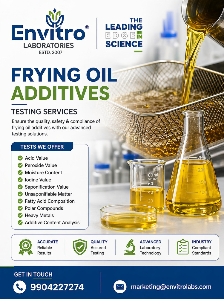 Frying Oil Additives Testing Services