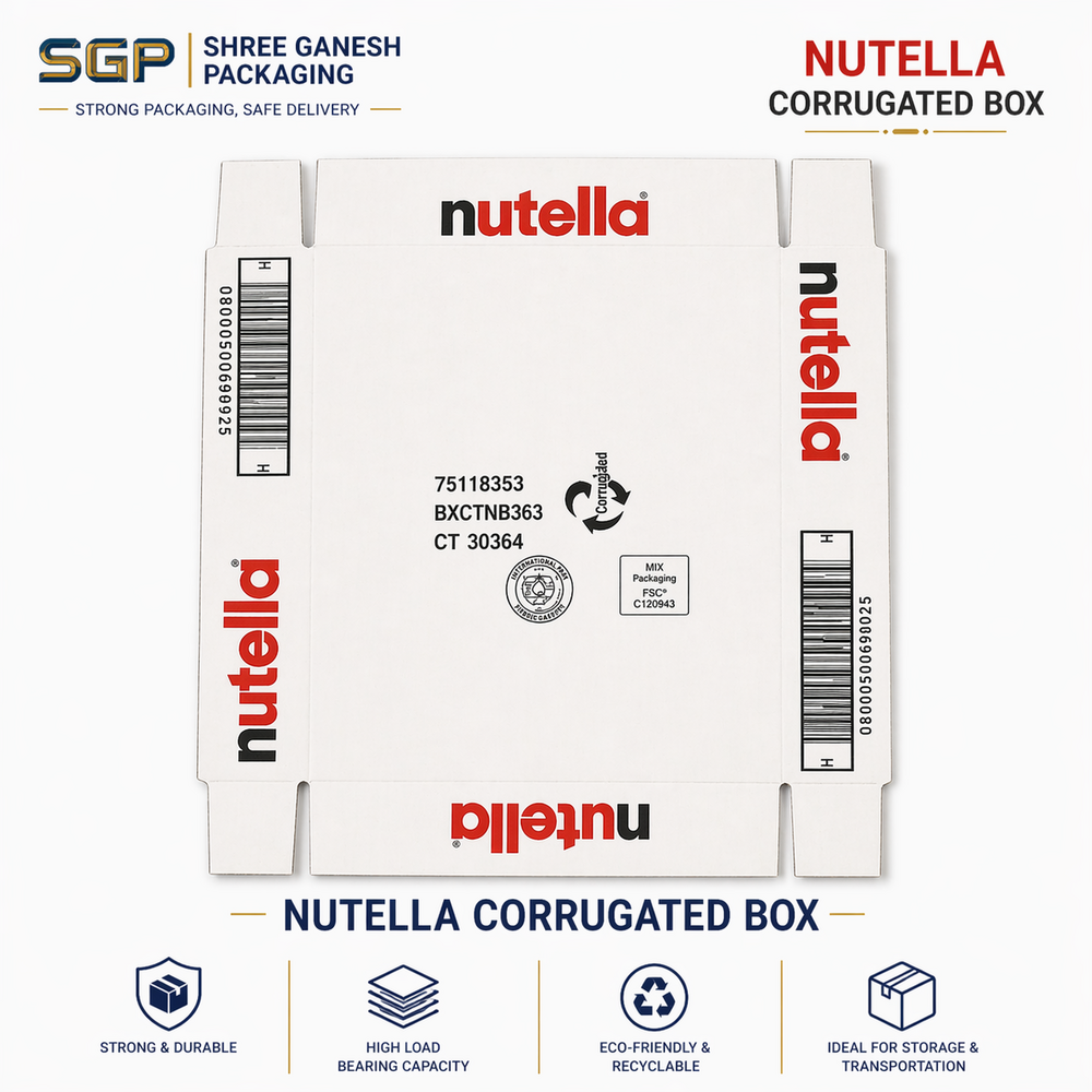 Nutella Corrugated Tray